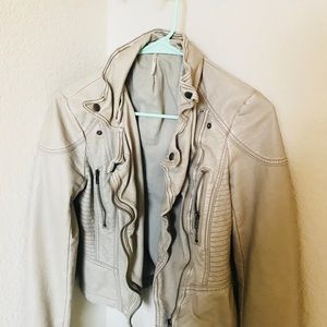 Free people leather jacket